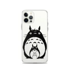 My Neighbor Totoro Black & White IPhone Case 29 My Neighbor Totoro Black & White IPhone Case -Ghibli mockup 0fdc8e97
