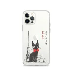 Kiki’s Delivery Service – Jiji Family IPhone Case -Ghibli mockup 1e14332f