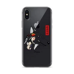 Princess Mononoke – San And The Wolf IPhone Case -Ghibli mockup 30971943