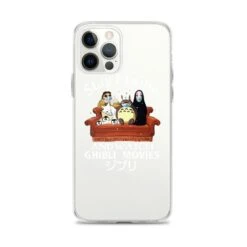 Stay Home And Watch Ghibli Movie IPhone Case -Ghibli mockup 30fd39e4