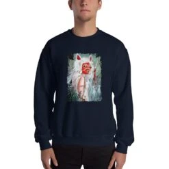 Princess Mononoke – Forest Guardian Sweatshirt Unisex -Ghibli mockup 396c5c27 1