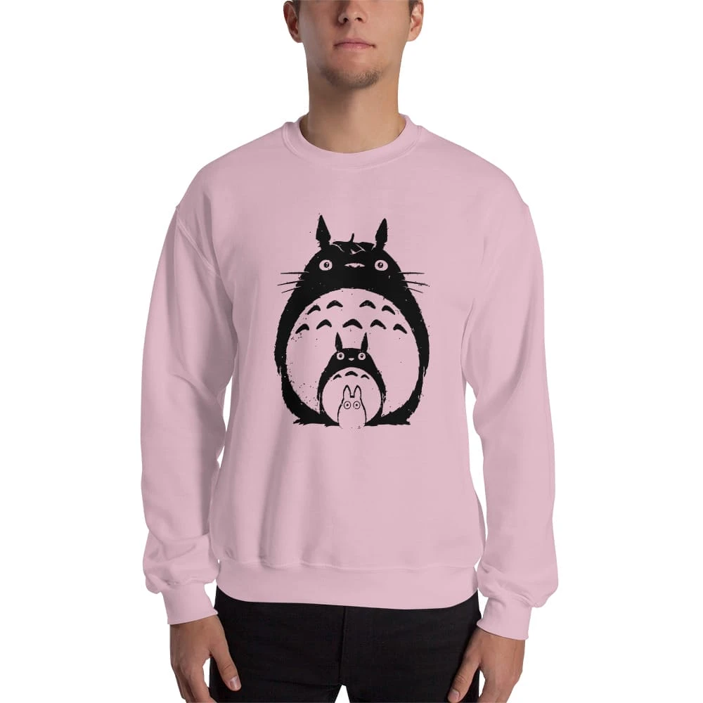 My Neighbor Totoro Black & White Sweatshirt Unisex 8 My Neighbor Totoro Black & White Sweatshirt Unisex - Image 8