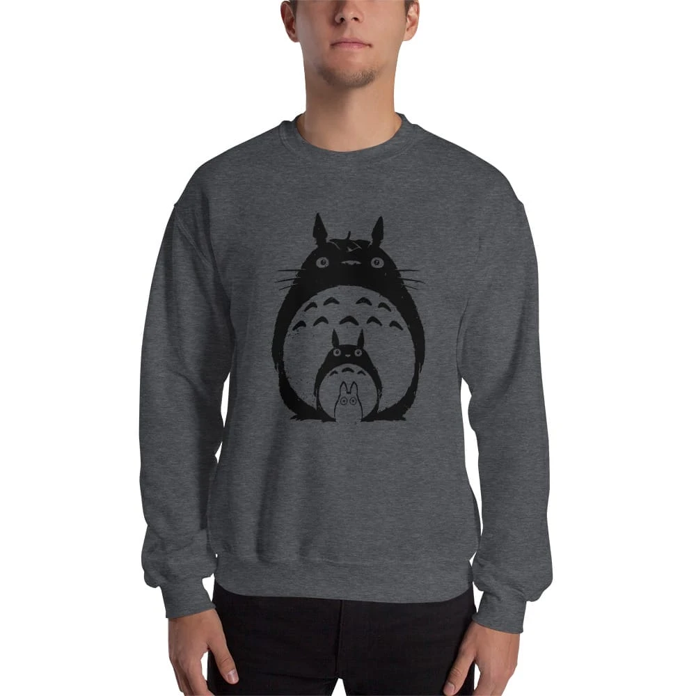 My Neighbor Totoro Black & White Sweatshirt Unisex 12 My Neighbor Totoro Black & White Sweatshirt Unisex - Image 12