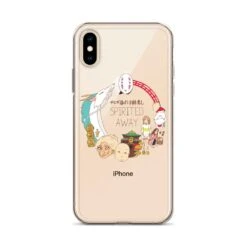 Spirited Away Compilation Characters IPhone Case -Ghibli mockup 62d6fbd3