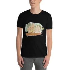 My Neighbor Totoro – Mei & Satsuki Water Color T Shirt -Ghibli mockup 725395af 1