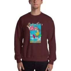 Ponyo On The Cliff By The Sea Poster Sweatshirt Unisex -Ghibli mockup 7ae03182 1