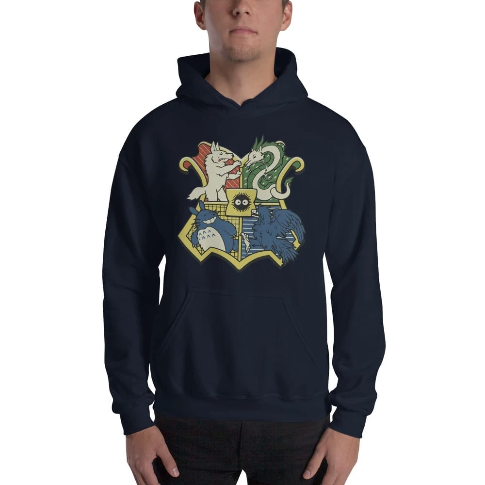 Studio Ghibli Characters As Hogwarts House Hoodie Unisex 2 Studio Ghibli Characters As Hogwarts House Hoodie Unisex - Image 2