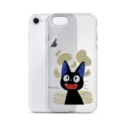 Kiki’s Delivery Service – Jiji & Pancake IPhone Case -Ghibli mockup 895307e9
