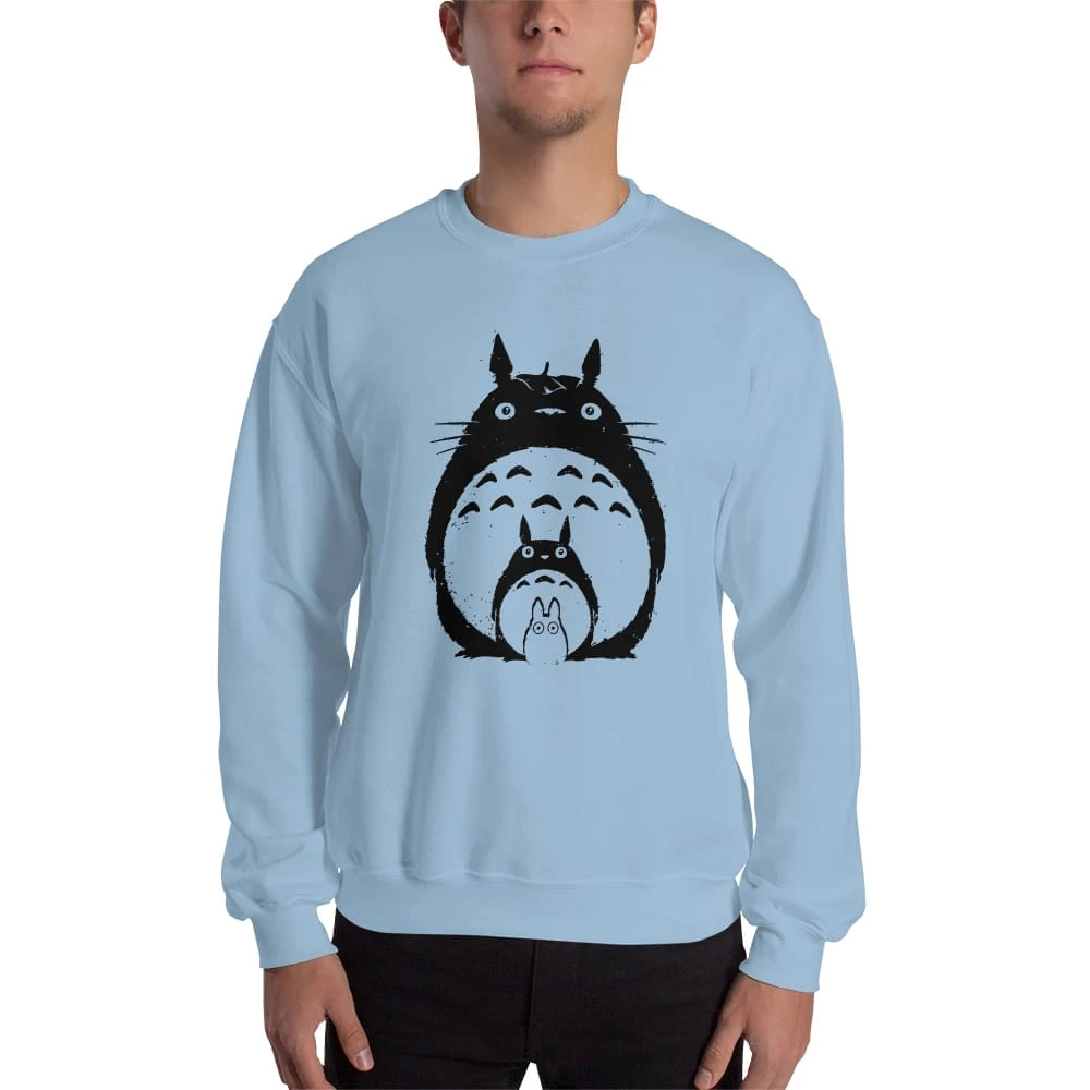 My Neighbor Totoro Black & White Sweatshirt Unisex 14 My Neighbor Totoro Black & White Sweatshirt Unisex - Image 14