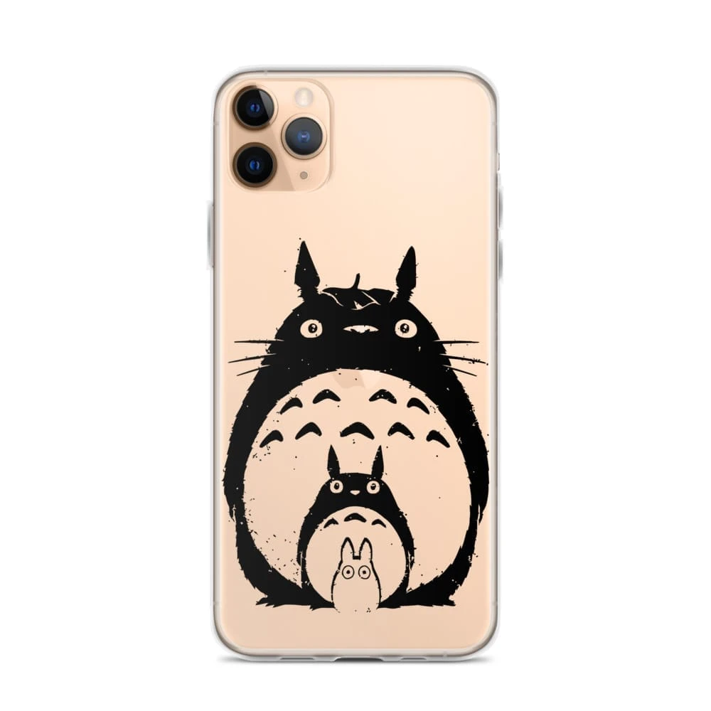 My Neighbor Totoro Black & White IPhone Case 6 My Neighbor Totoro Black & White IPhone Case - Image 6
