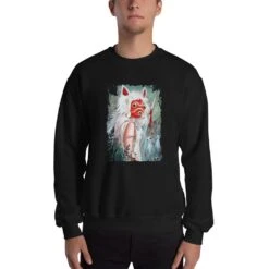 Princess Mononoke – Forest Guardian Sweatshirt Unisex -Ghibli mockup b41b7456 1