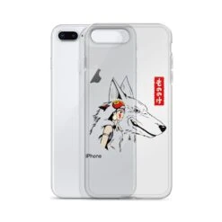 Princess Mononoke – San And The Wolf IPhone Case -Ghibli mockup b50684ac