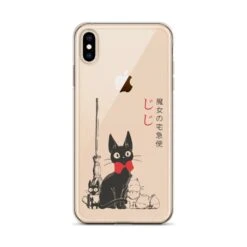 Kiki’s Delivery Service – Jiji Family IPhone Case -Ghibli mockup b9b4ba57