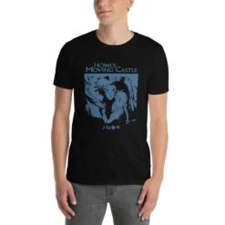 Howl’s Moving Castle Black & White T Shirt Unisex -Ghibli mockup c364fd51 1