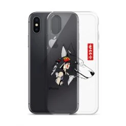 Princess Mononoke – San And The Wolf IPhone Case -Ghibli mockup c7ef562d