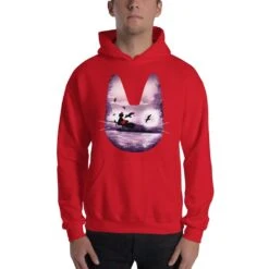 Kiki’s Delivery Service – Purple Jiji Hoodie Unisex -Ghibli mockup d6f2e7fd