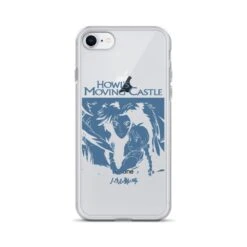 Howl’s Moving Castle Black & White IPhone Case -Ghibli mockup db647aad