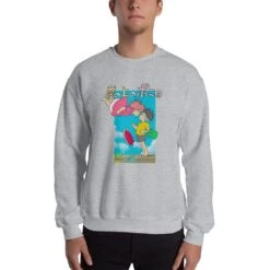 Ponyo On The Cliff By The Sea Poster Sweatshirt Unisex -Ghibli mockup dc439f11 1