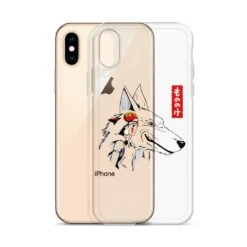 Princess Mononoke – San And The Wolf IPhone Case -Ghibli mockup ded8cae5