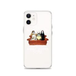 Stay Home And Watch Ghibli Movie IPhone Case -Ghibli mockup e19e4444