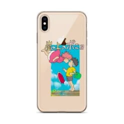 Ponyo On The Cliff By The Sea Poster IPhone Case -Ghibli mockup e5e1dd5b