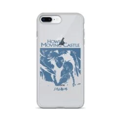 Howl’s Moving Castle Black & White IPhone Case -Ghibli mockup ead788c3
