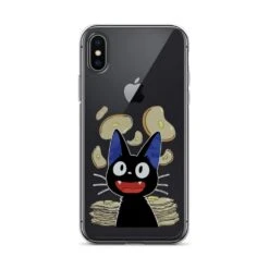 Kiki’s Delivery Service – Jiji & Pancake IPhone Case -Ghibli mockup edae74bf