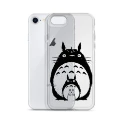 My Neighbor Totoro Black & White IPhone Case 35 My Neighbor Totoro Black & White IPhone Case -Ghibli mockup f279c2c3