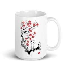 Princess Mononoke – Tree Spirits On The Cherry Blossom Coffee Mug -Ghibli mockup f442f5a3