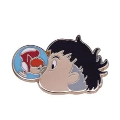 Ponyo On The Cliff Cute Badge Pins