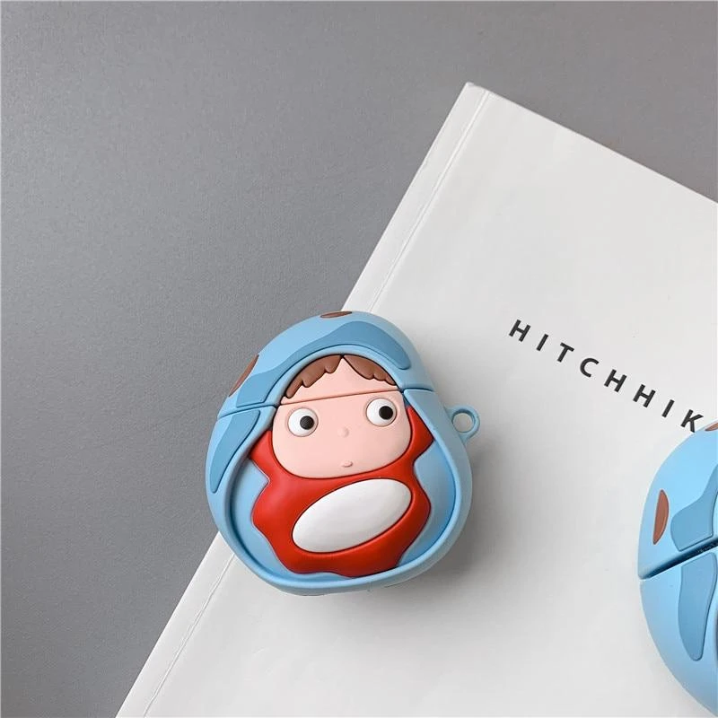 Ponyo On The Cliff Airpods Case 2 Ponyo On The Cliff Airpods Case - Image 2