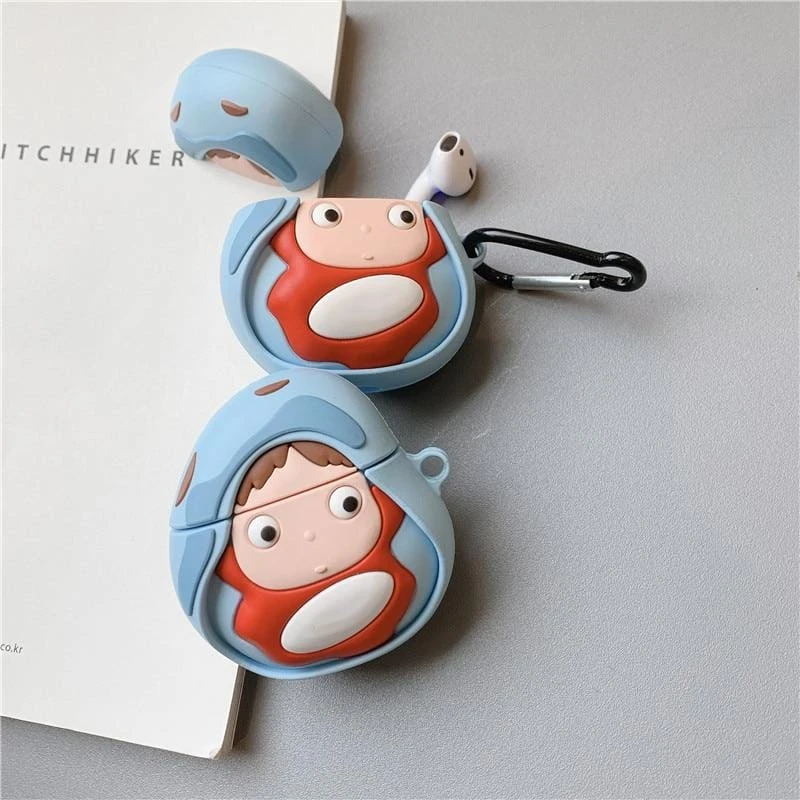 Ponyo On The Cliff Airpods Case 4 Ponyo On The Cliff Airpods Case - Image 4
