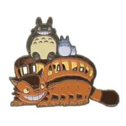 My Neighbor Totoro Catbus Smiling Badge Pins
