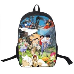 Studio Ghibli Printing Backpack 16 Styles -Ghibli productimage208776327 2nd