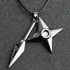 Naruto Kunai Shuriken Necklace