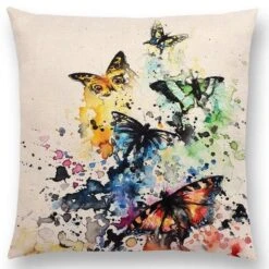 Studio Ghibli Watercolor Throw Pillow Cover -Ghibli productimage417978536 2nd