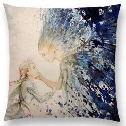 Studio Ghibli Watercolor Throw Pillow Cover -Ghibli productimage417978540 2nd