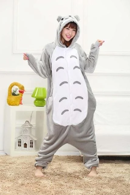Totoro Costumes Pajama Onesies 2 Totoro Costumes Pajama Onesies - Image 2
