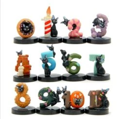 Kiki’s Delivery Service Black Cat Figure Collection 12Pcs/set