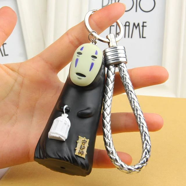 Spirited Away No Face Kaonashi Figure KeyChain 5 Spirited Away No Face Kaonashi Figure KeyChain - Image 5