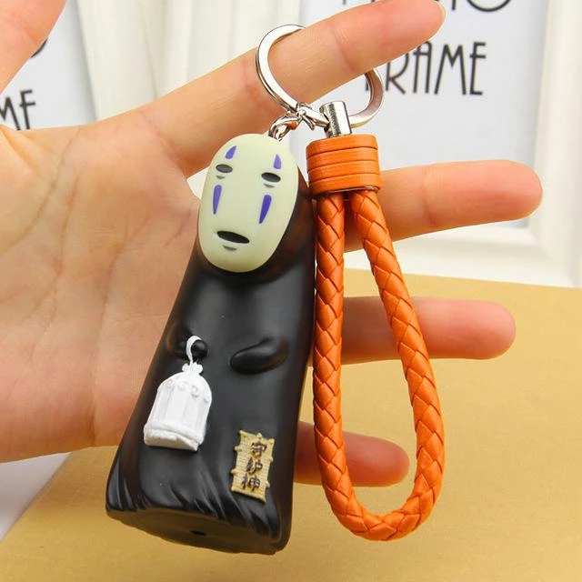 Spirited Away No Face Kaonashi Figure KeyChain 7 Spirited Away No Face Kaonashi Figure KeyChain - Image 7