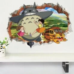 My Neighbor Totoro Colorful 3D Wallpaper