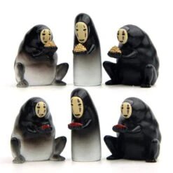 Spirited Away No Face Kaonashi Transparent Figure 6 Styles