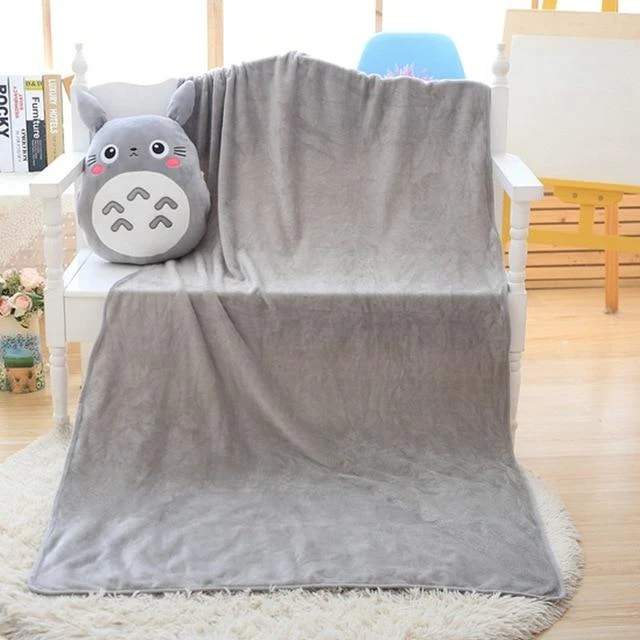 My Neighbor Totoro Hand Warmer Plush Pillow With Grey Blanket 7 My Neighbor Totoro Hand Warmer Plush Pillow With Grey Blanket - Image 7