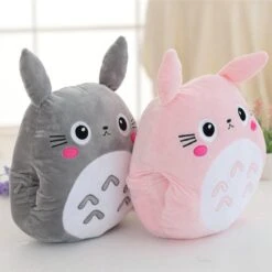 My Neighbor Totoro Hand Warmer Plush Pillow With Coloring Blanket