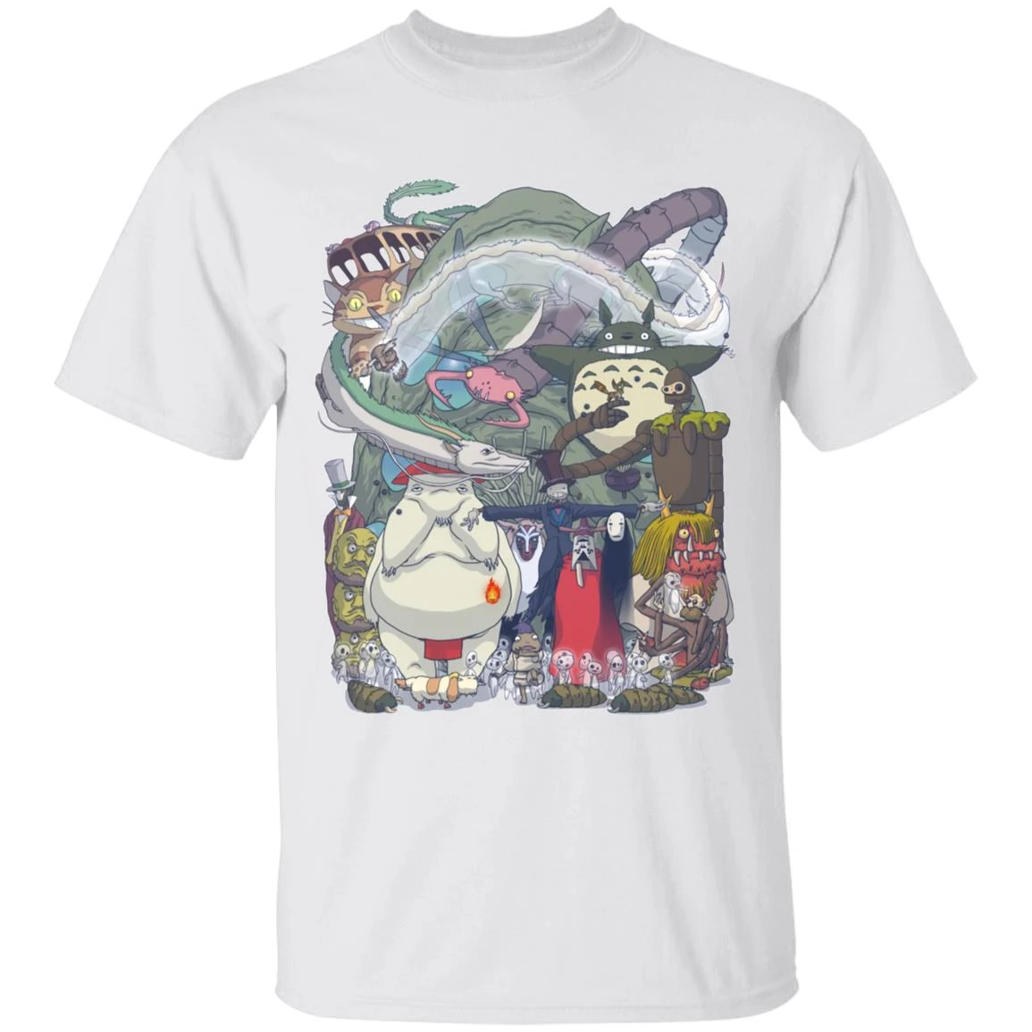 Ghibli Highlights Movies Characters Collection T Shirt 11 Ghibli Highlights Movies Characters Collection T Shirt - Image 11