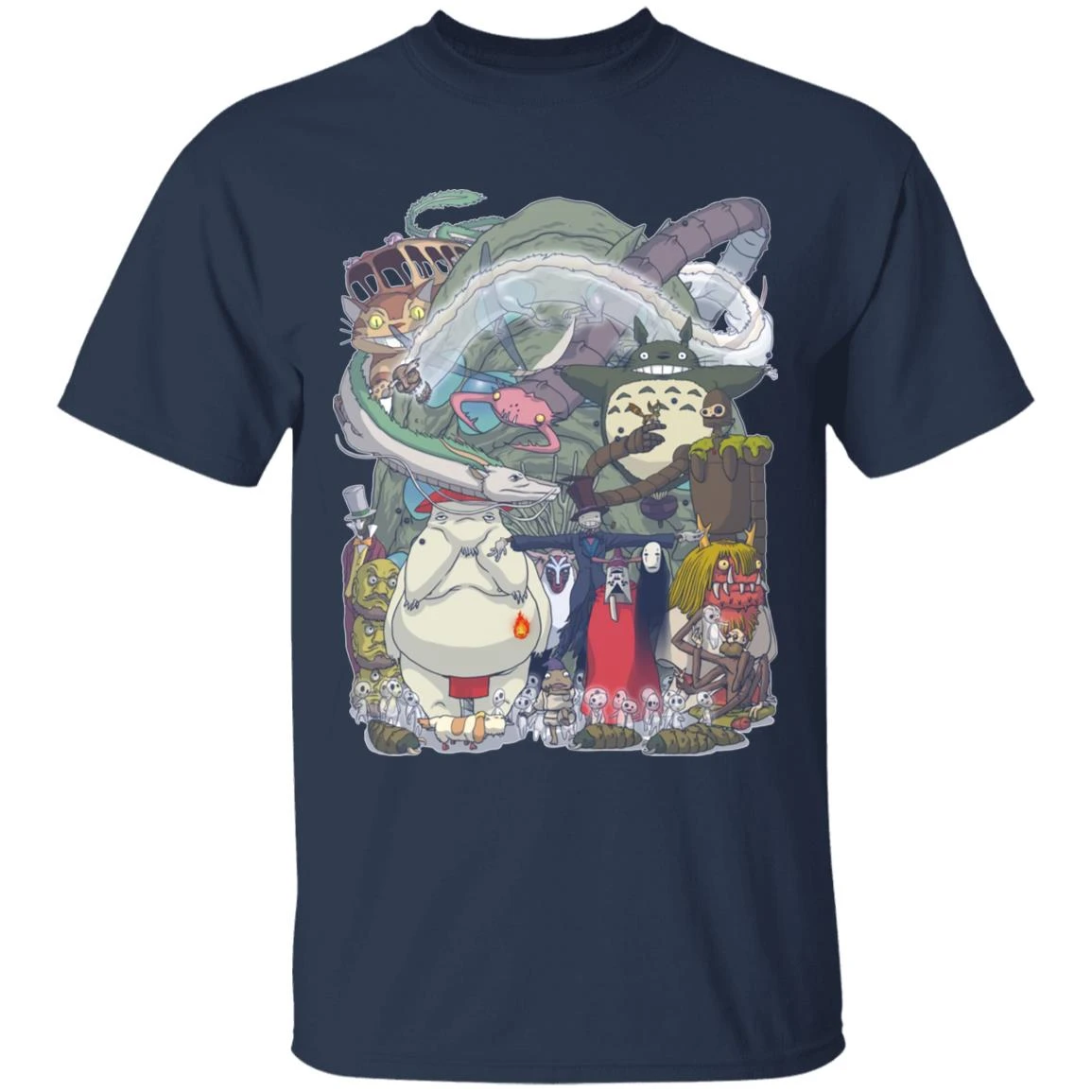 Ghibli Highlights Movies Characters Collection T Shirt 16 Ghibli Highlights Movies Characters Collection T Shirt - Image 16