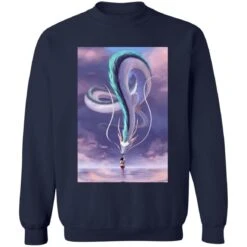 Spirited Away – Chihiro Touching Haku Dragon Sweatshirt -Ghibli redirect01022022090159 2 1