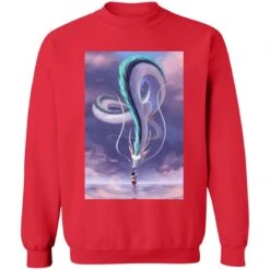 Spirited Away – Chihiro Touching Haku Dragon Sweatshirt -Ghibli redirect01022022090159 3 1