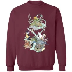 Ghibli Characters Color Collection Sweatshirt -Ghibli redirect01082021140128 3 1